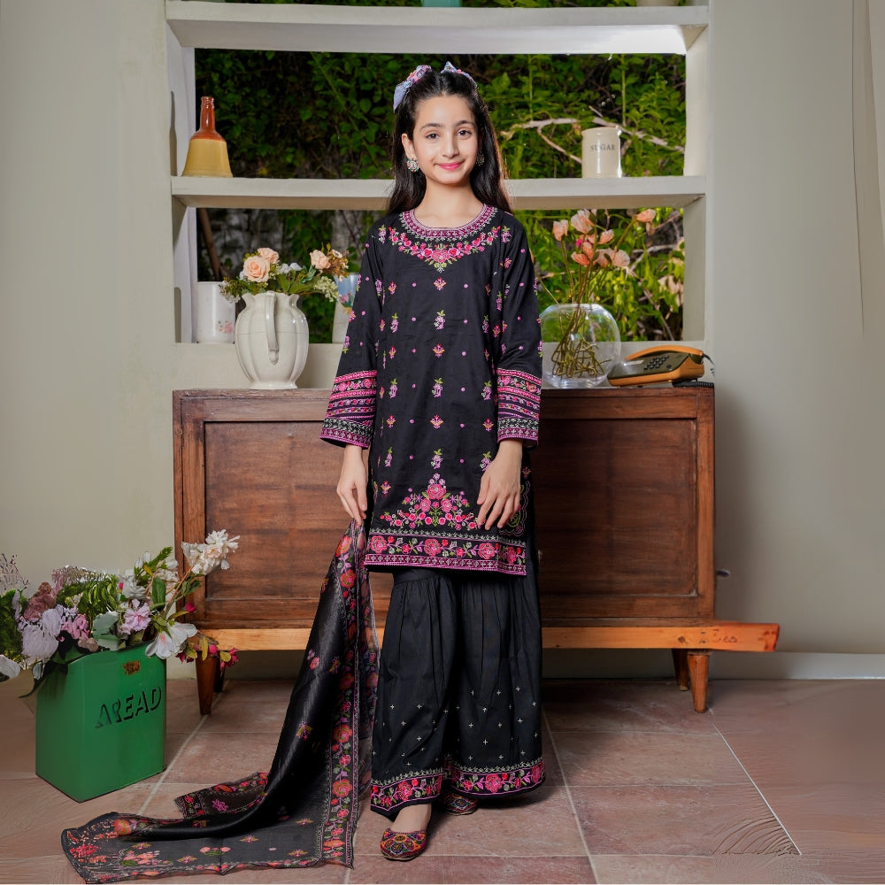 Whispers of Blossom – 3PC Cotton Lawn