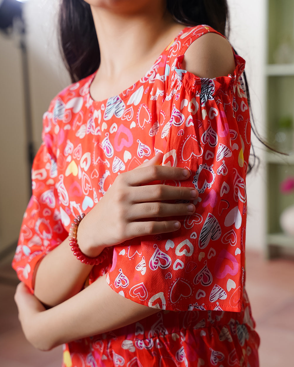 Cherry-Twist – Lawn Jumpsuit