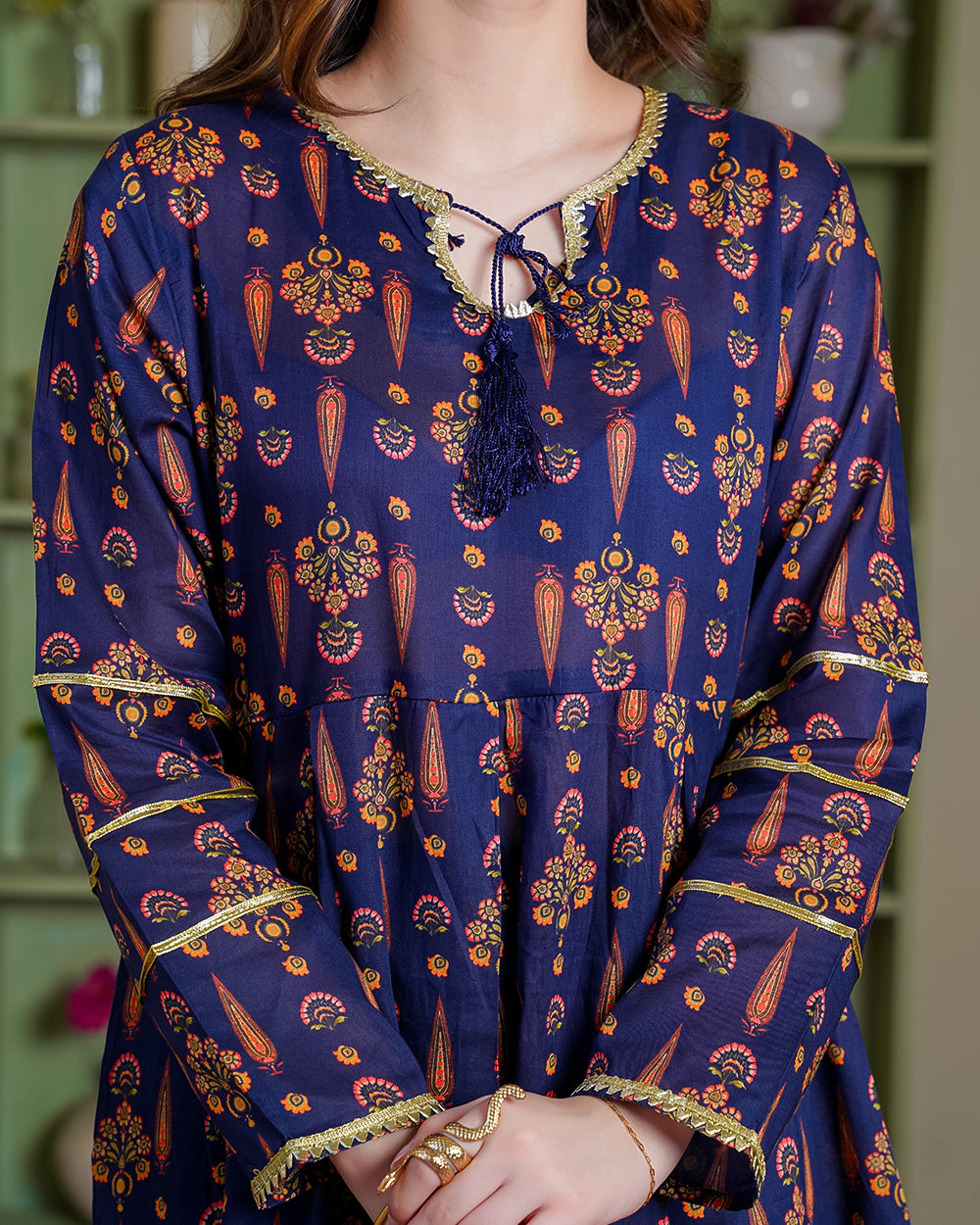 Premium 3-Piece Floral Lawn Ensemble