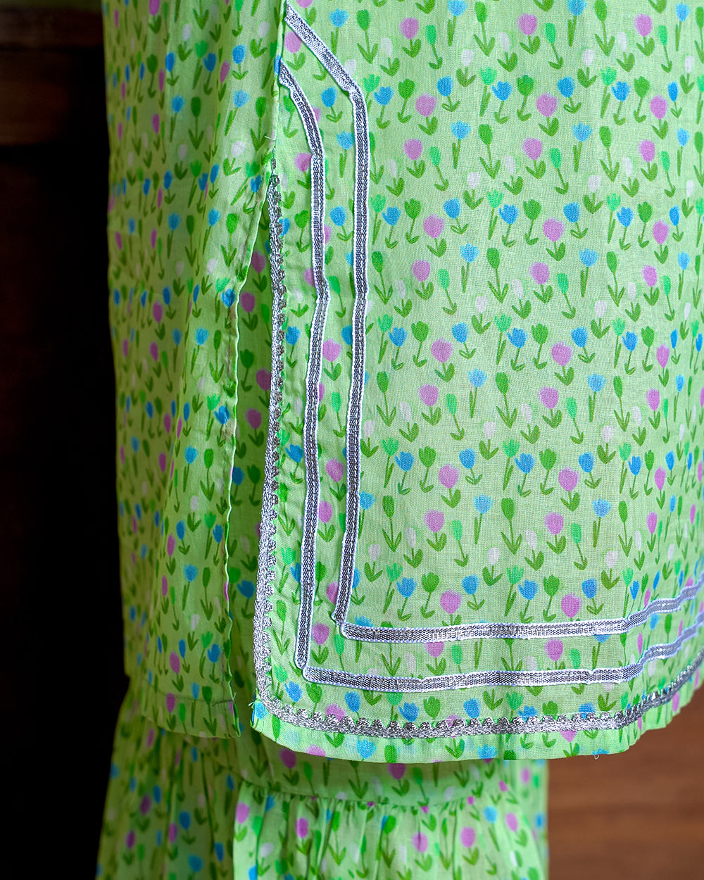 Floral Embroidered Lawn 2 Piece for Girls