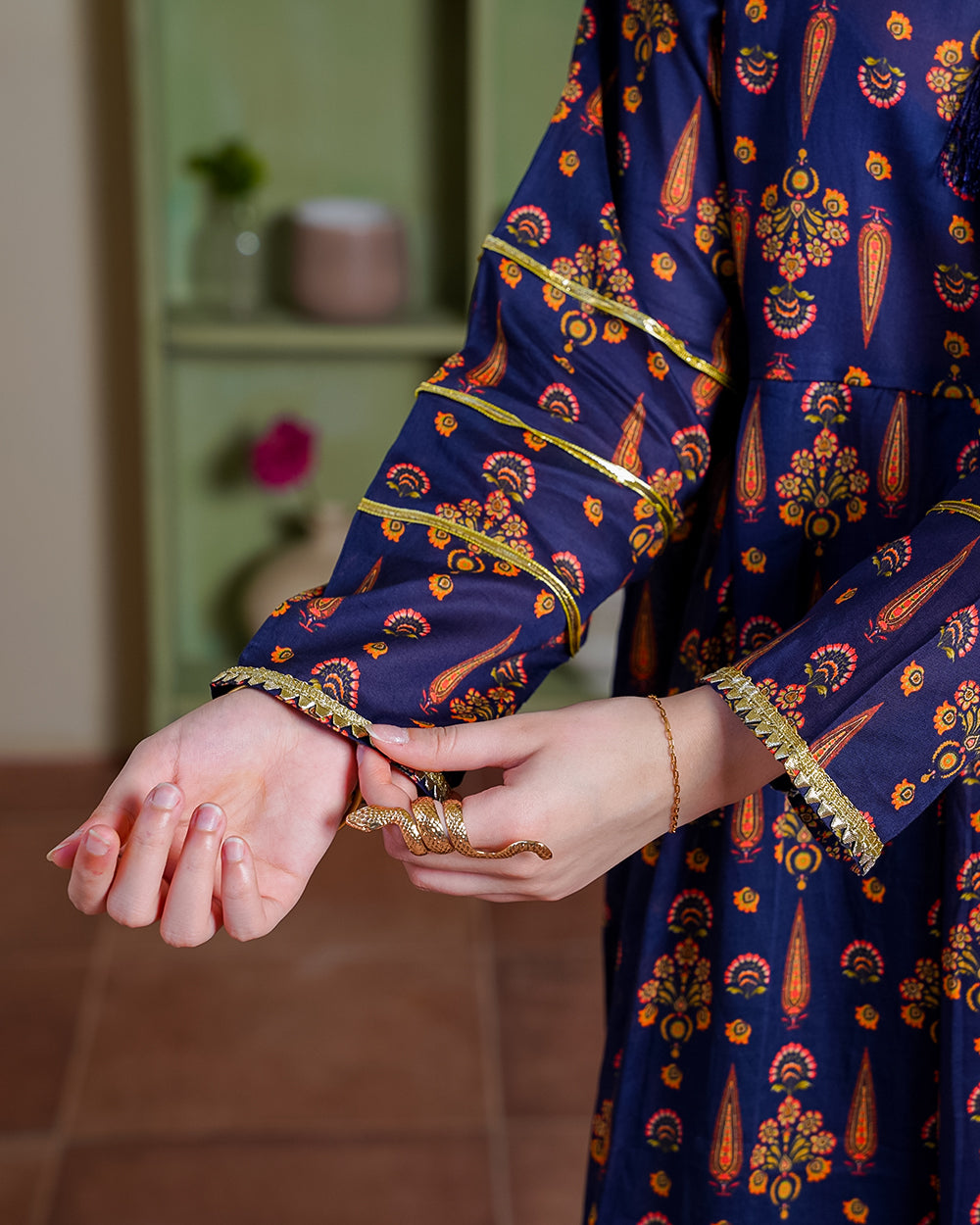 Premium 3-Piece Floral Lawn Ensemble